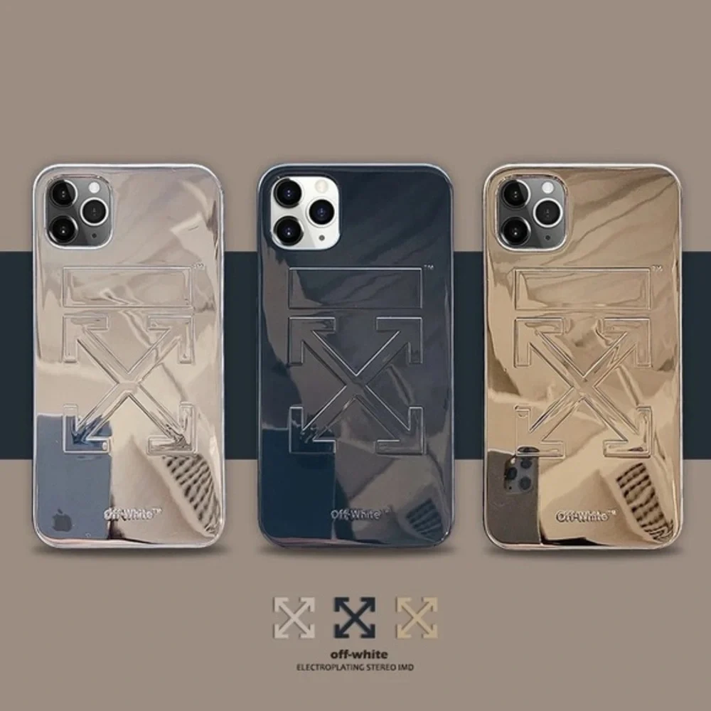 OFF WHITE' Chrome iPhone XS MAX Case